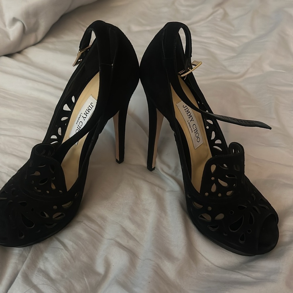Jimmy Choo Suede Leather size 38.5